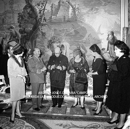 Visita del <presidente de Portugal a España, 1961