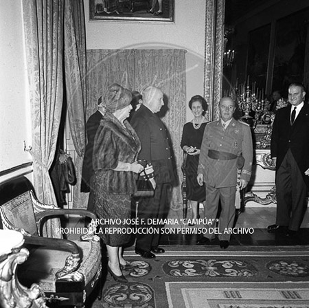 Visita del <presidente de Portugal a España, 1961