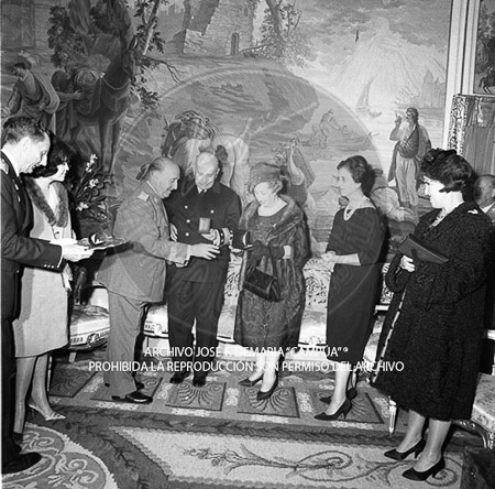Visita del <presidente de Portugal a España, 1961