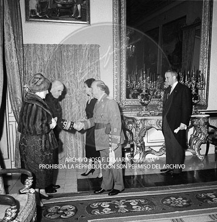 Visita del <presidente de Portugal a España, 1961