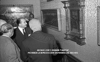 Visita del <presidente de Portugal a España, 1961