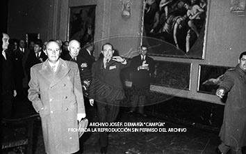 Visita del <presidente de Portugal a España, 1961
