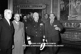 Visita del <presidente de Portugal a España, 1961