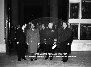 Visita del <presidente de Portugal a España, 1961