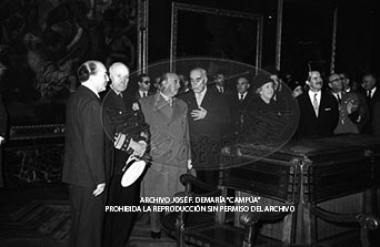Visita del <presidente de Portugal a España, 1961
