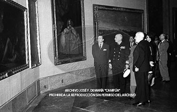 Visita del <presidente de Portugal a España, 1961