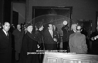 Visita del <presidente de Portugal a España, 1961