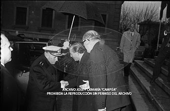 Visita del <presidente de Portugal a España, 1961