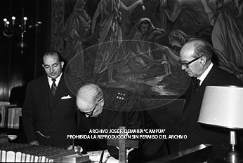 Visita del <presidente de Portugal a España, 1961