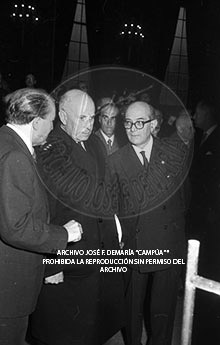 Visita del <presidente de Portugal a España, 1961