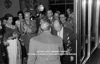 Visita del <presidente de Portugal a España, 1961