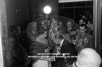 Visita del <presidente de Portugal a España, 1961