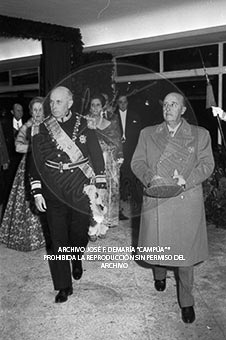 Visita del <presidente de Portugal a España, 1961
