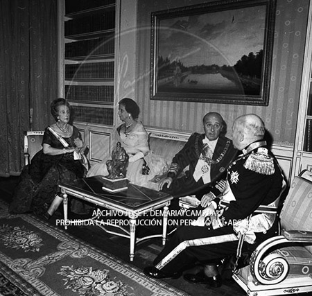 Visita del <presidente de Portugal a España, 1961