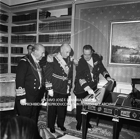 Visita del <presidente de Portugal a España, 1961