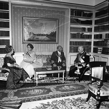 Visita del <presidente de Portugal a España, 1961