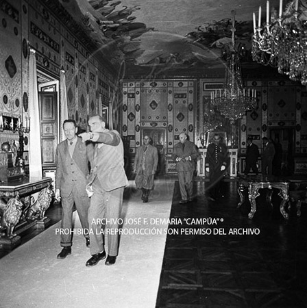 Visita del <presidente de Portugal a España, 1961