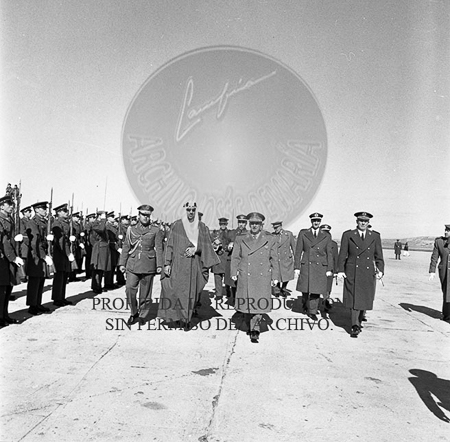 Visita del Rey Saud a España 1962
