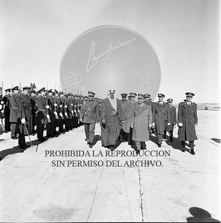 Visita del Rey Saud a España 1962