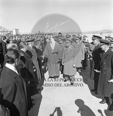 Visita del Rey Saud a España 1962