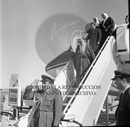 Visita del Rey Saud a España 1962