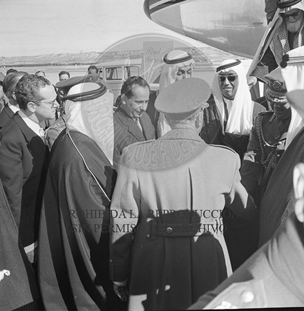 Visita del Rey Saud a España 1962