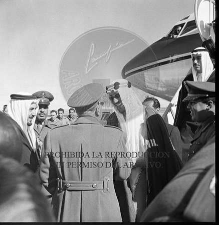 Visita del Rey Saud a España 1962